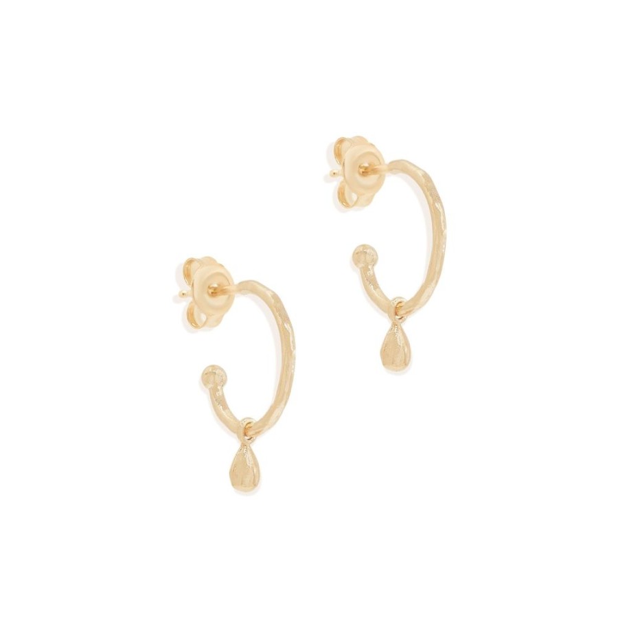 Jewellery BY CHARLOTTE | Divine Grace Hoops - Gold