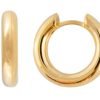 Jewellery FAIRLEY | Chunky Huggies - Gold