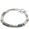 Jewellery ISRAELI | Bracelet Handmade Sterling And Gold Filled Tubes