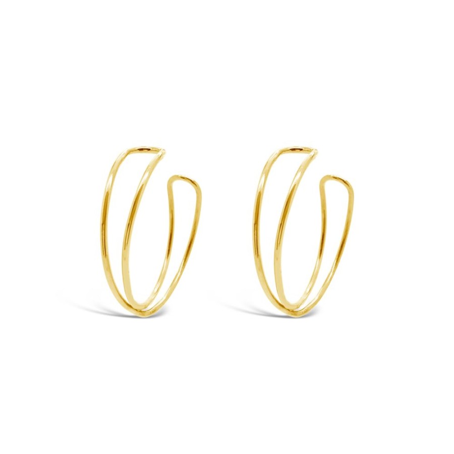 Jewellery ICHU JEWELLERY | Gold Intertwined Hoops