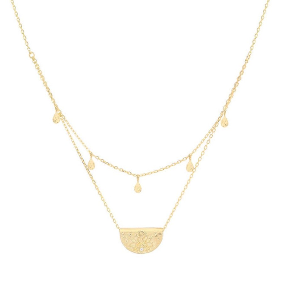 Jewellery BY CHARLOTTE | Necklace Gold Blessed