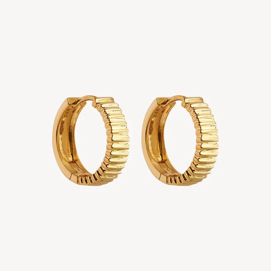 Jewellery NAJO | Raya Huggie Earring Gold