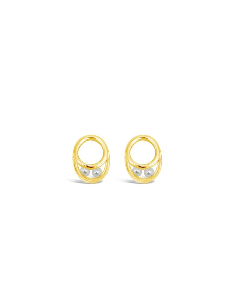 Jewellery ICHU JEWELLERY | Eternal Pearl Earrings, Gold