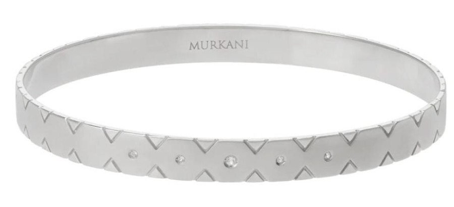 Jewellery MURKANI | Halcyon Manifest Bangle - Silver