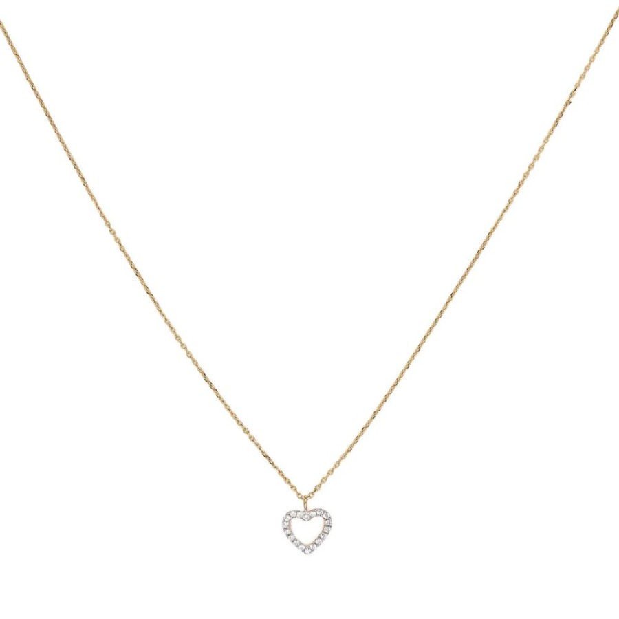 Jewellery BY CHARLOTTE | Necklace 14K Eternal Love Diamond Heart