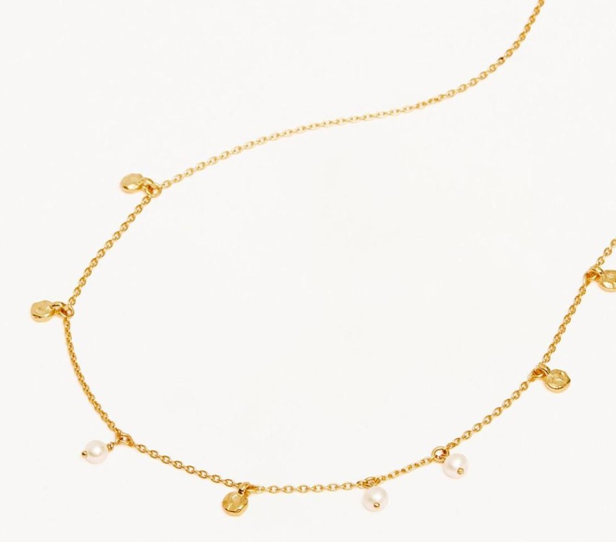 Jewellery BY CHARLOTTE | Endless Grace Pearl Choker - Gold