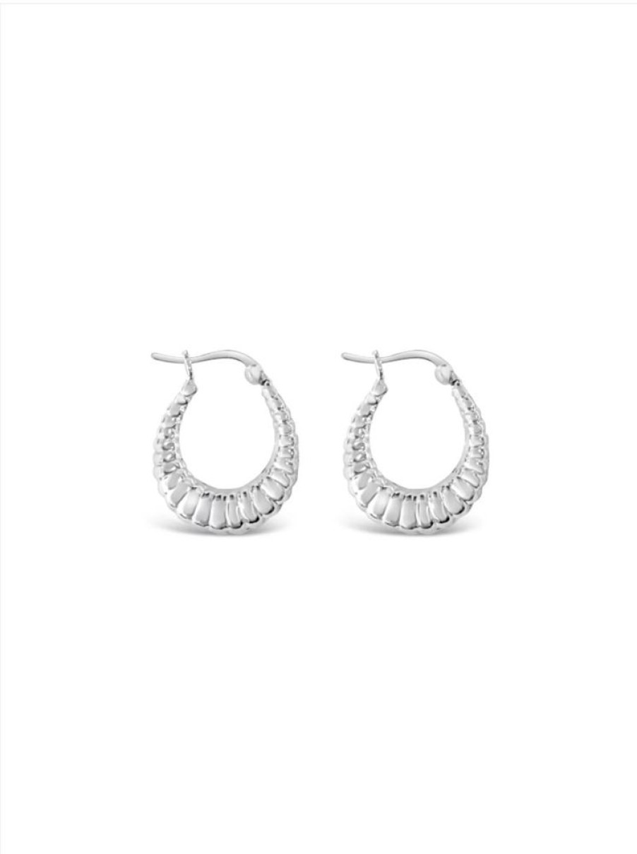 Jewellery ICHU JEWELLERY | Shrimp Hoops Silver