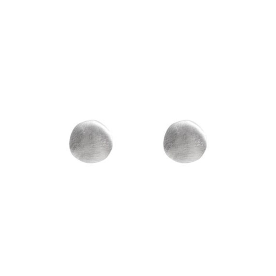 Jewellery FAIRLEY | Alexa Disc Studs - Silver