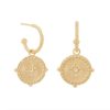 Jewellery MURKANI | Small Hoop Earrings Into The Light - Gold