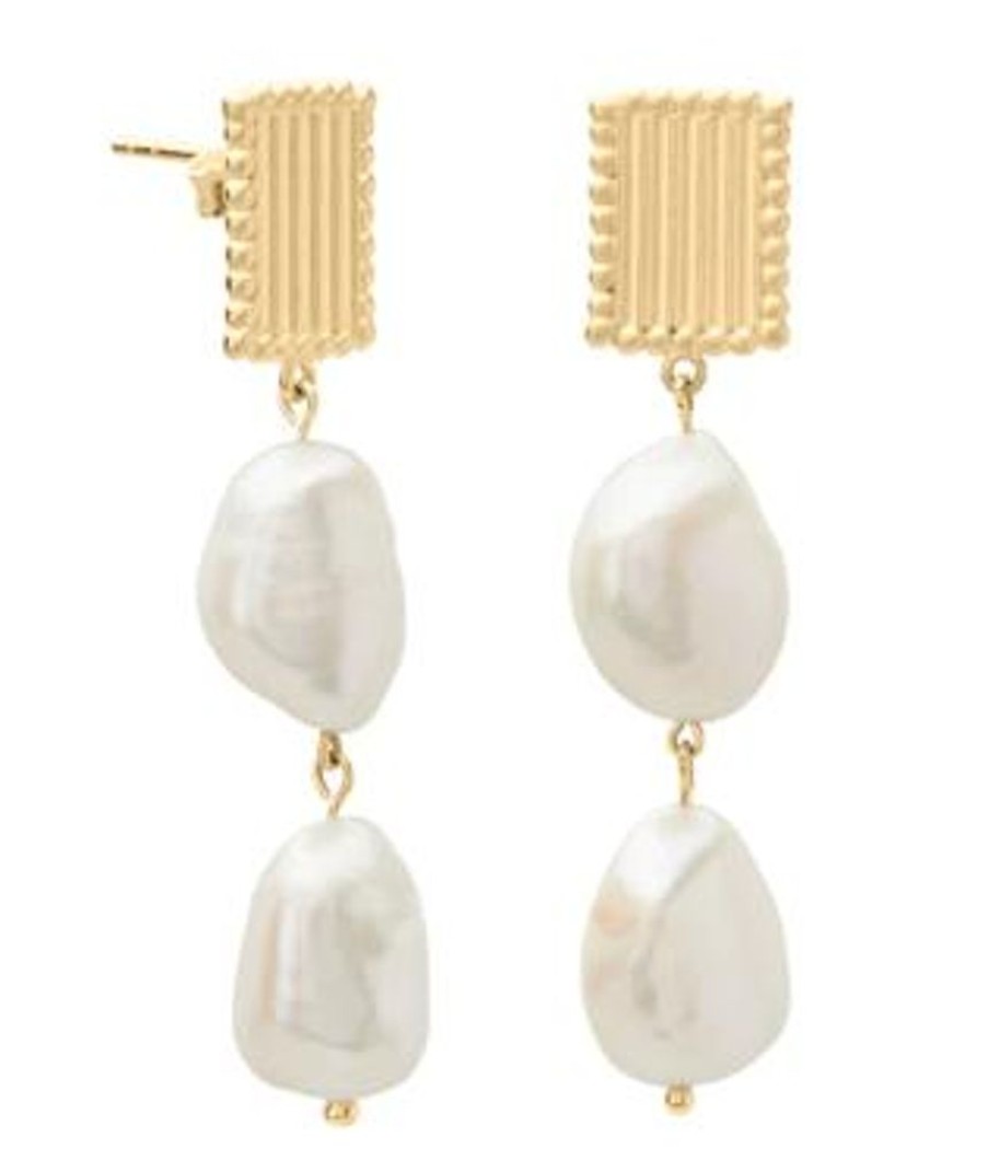 Jewellery MURKANI | Aphrodite Goddness Medium Earrings - Gold