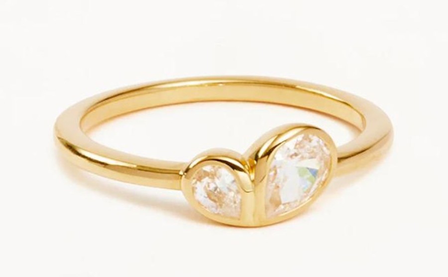 Jewellery BY CHARLOTTE | Adored Ring - Gold