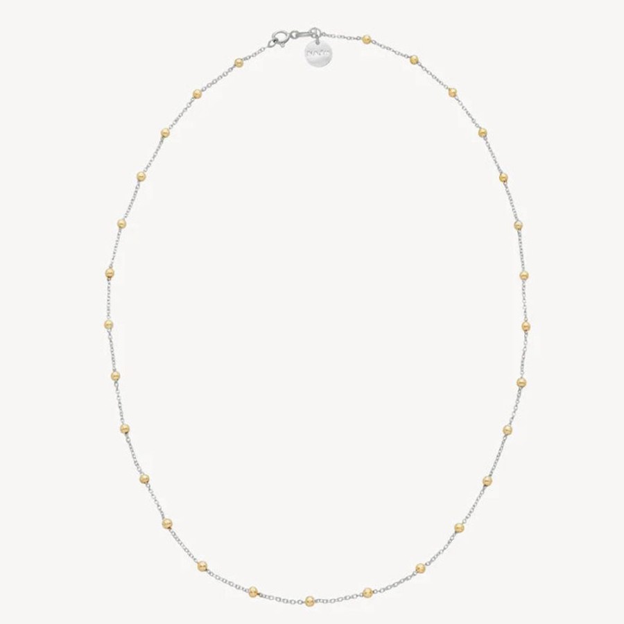 Jewellery NAJO | Algonquin Yellow Gold / Silver Necklace Short