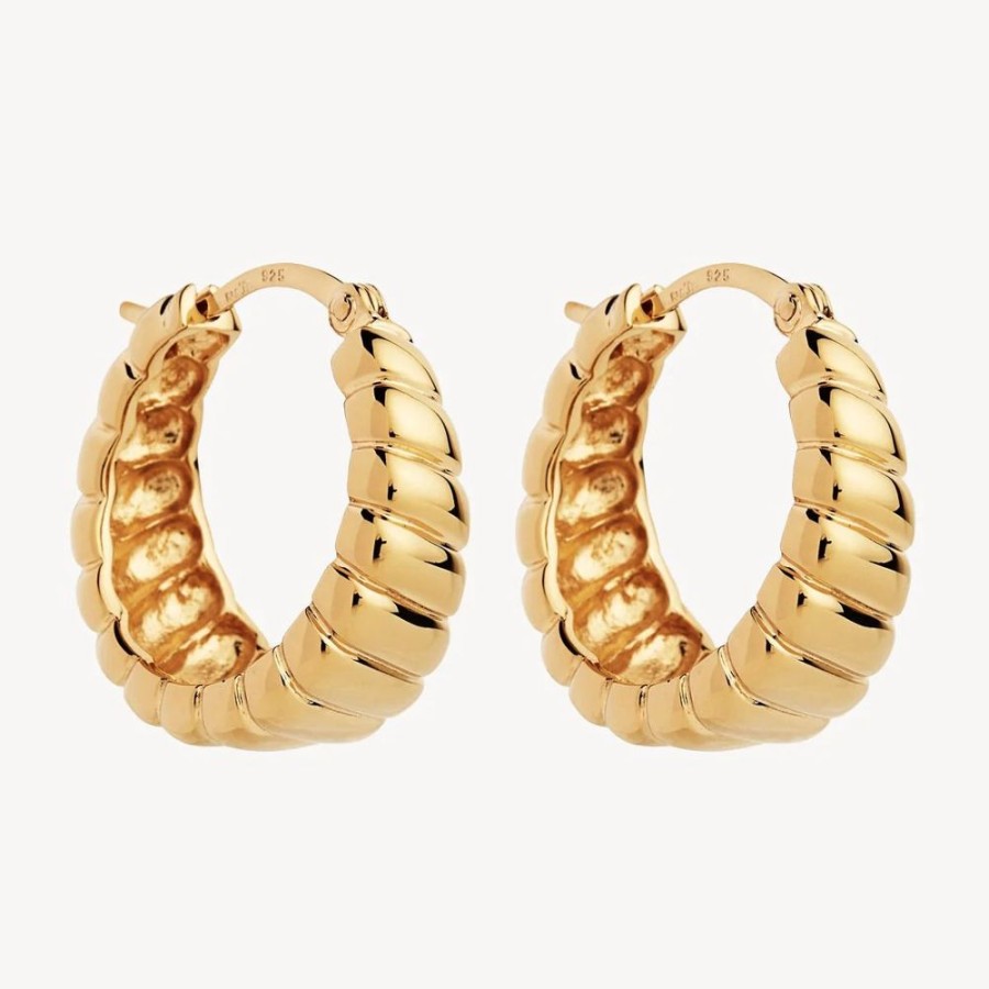 Jewellery NAJO | Thalassa Hoop Earring Gold