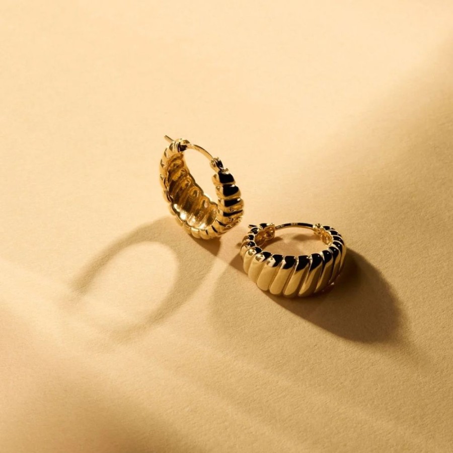 Jewellery NAJO | Thalassa Hoop Earring Gold