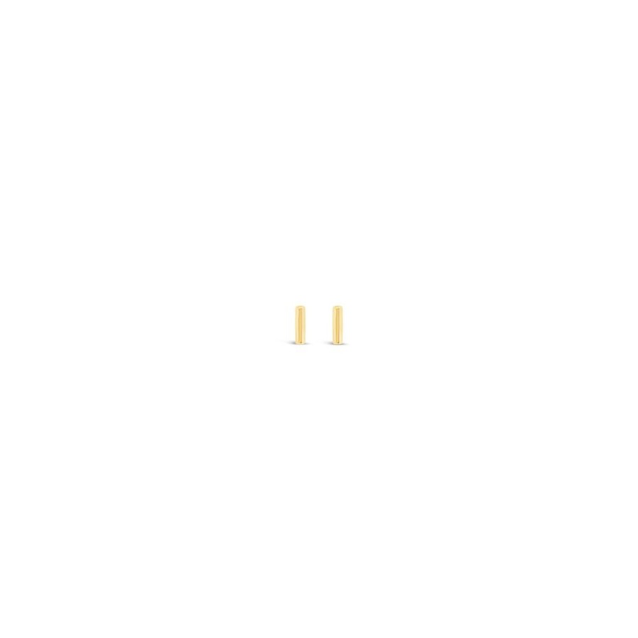 Jewellery ICHU JEWELLERY | Tiny Gold Bar Studs