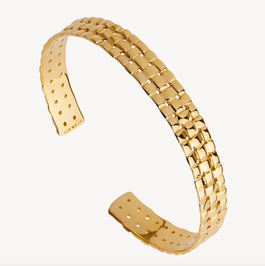 Jewellery NAJO | Weave Cuff Gold