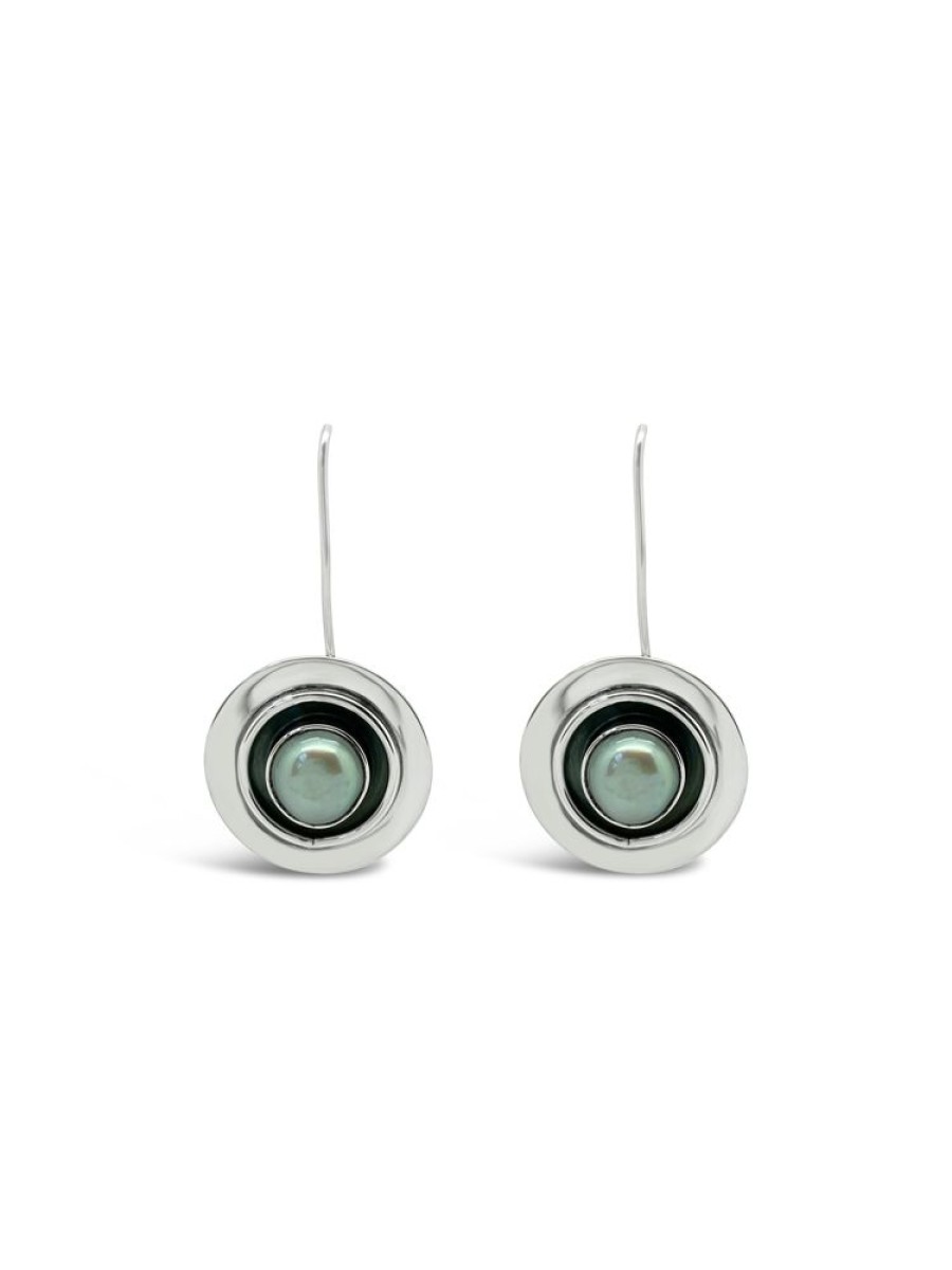 Jewellery ICHU JEWELLERY | Oxidised Pearl Earrings