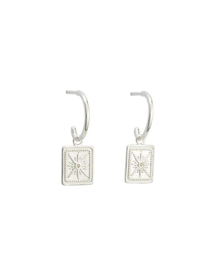 Jewellery KIRSTIN ASH | True North Hoops (Sterling Silver)