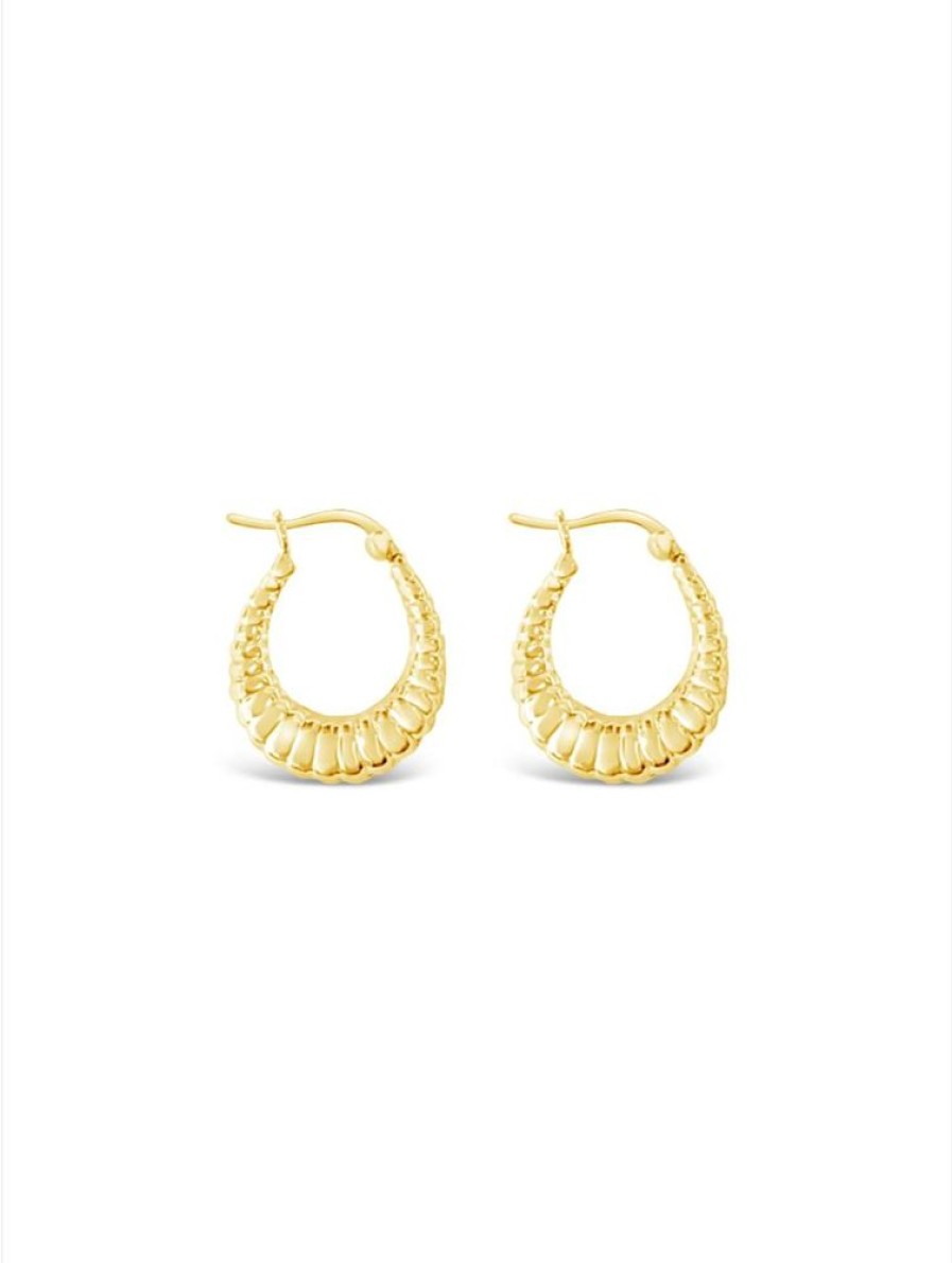 Jewellery ICHU JEWELLERY | Shrimp Hoops Gold