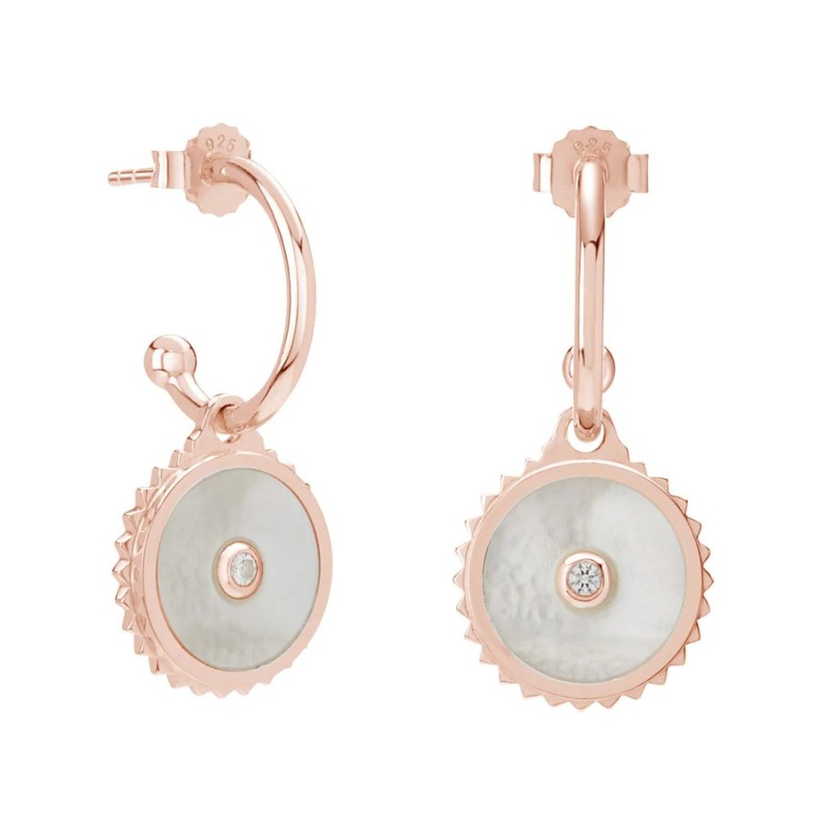 Jewellery MURKANI | Halcyon Shield Earring Rose Gold