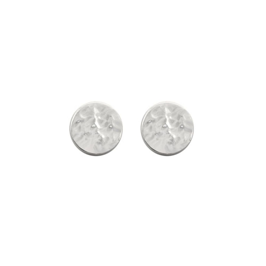 Jewellery ICHU JEWELLERY | Hammered Circle Studs