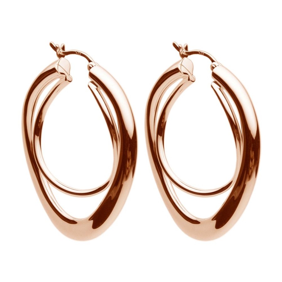 Jewellery NAJO | Strudel Rose Gold Hoop