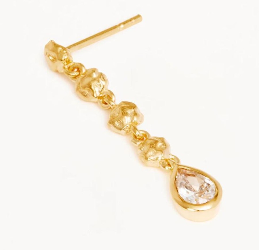 Jewellery BY CHARLOTTE | Adore You Drop Earrings - Gold