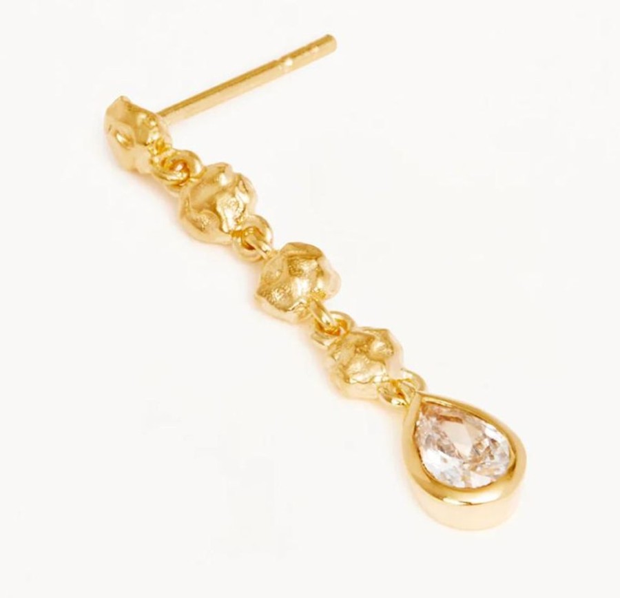 Jewellery BY CHARLOTTE | Adore You Drop Earrings - Gold