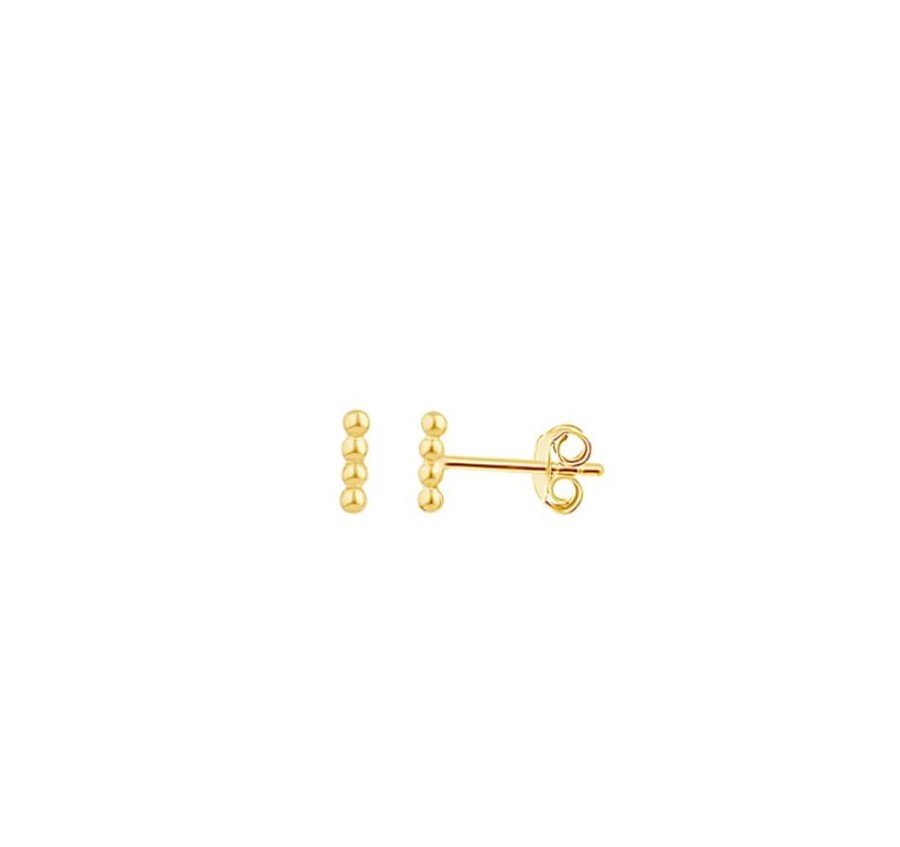 Jewellery ICHU JEWELLERY | Ball Bar Studs, Gold