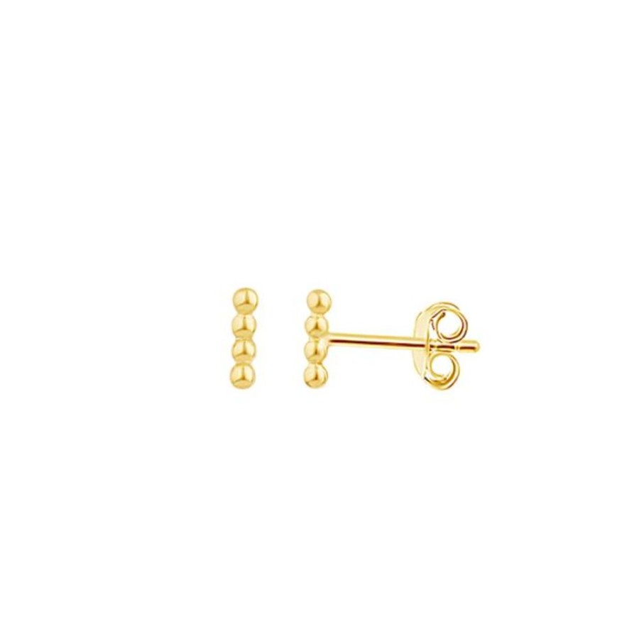 Jewellery ICHU JEWELLERY | Ball Bar Studs, Gold