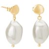 Jewellery MURKANI | Halcyon Pearl Earrings - Gold