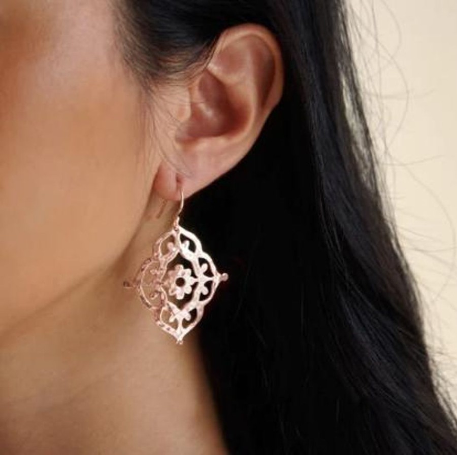 Jewellery MURKANI | Gypsy Earrings - Rose Gold