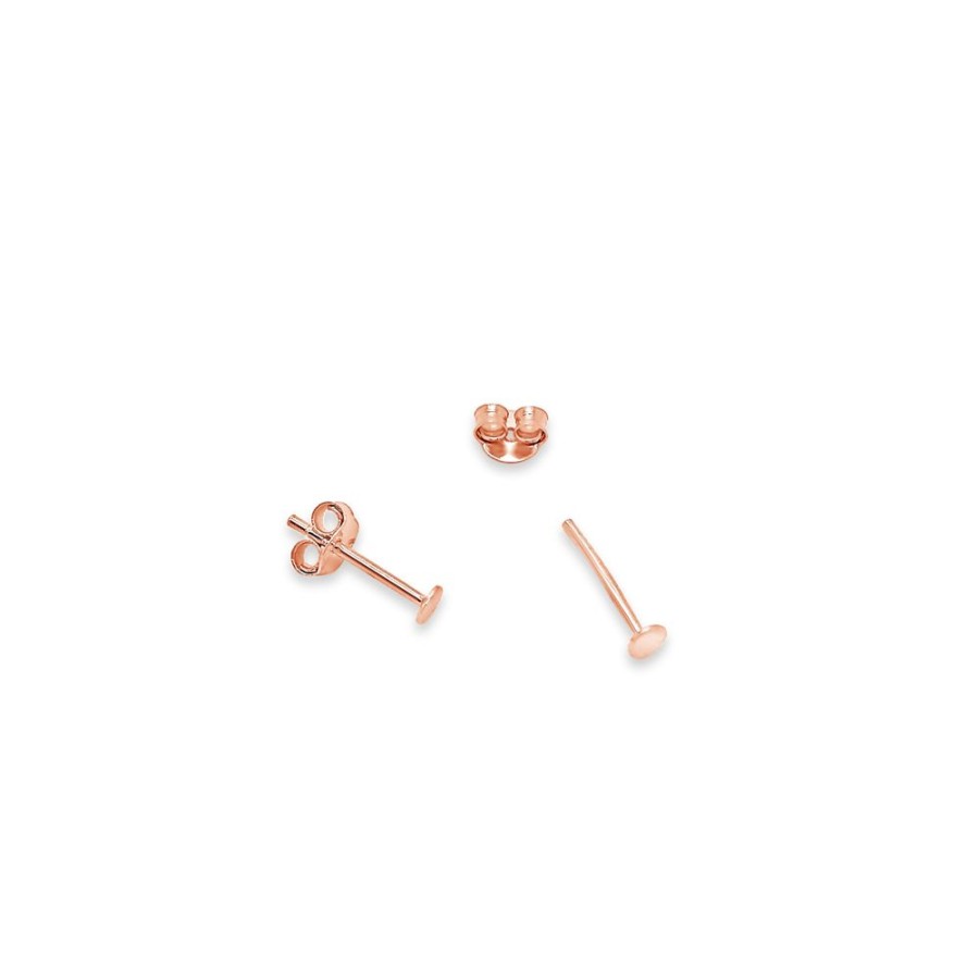 Jewellery ICHU JEWELLERY | Tiny Rose Gold Dot Studs