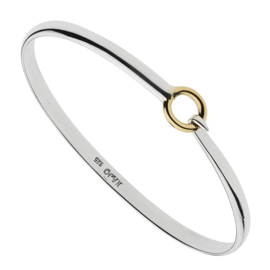 Jewellery NAJO | Oh Honey Bangle Yellow / Silver