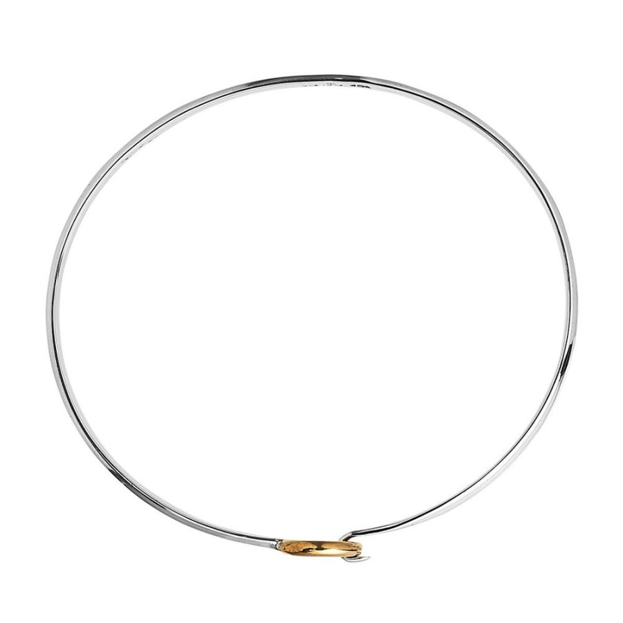 Jewellery NAJO | Oh Honey Bangle Yellow / Silver