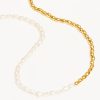 Jewellery BY CHARLOTTE | By Your Side Pearl Choker - Gold