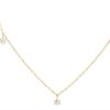 Jewellery BY CHARLOTTE | 14K Gold Droplets Diamond Necklace