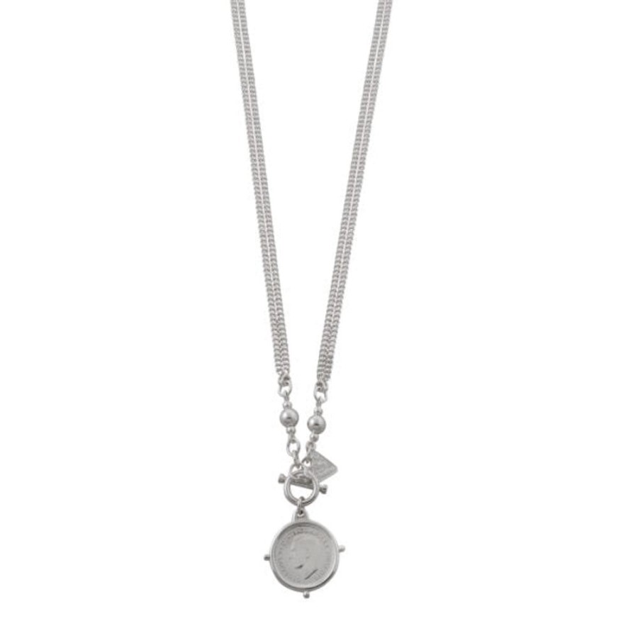 Jewellery VON TRESKOW | Double Curb Necklace With Sixpence