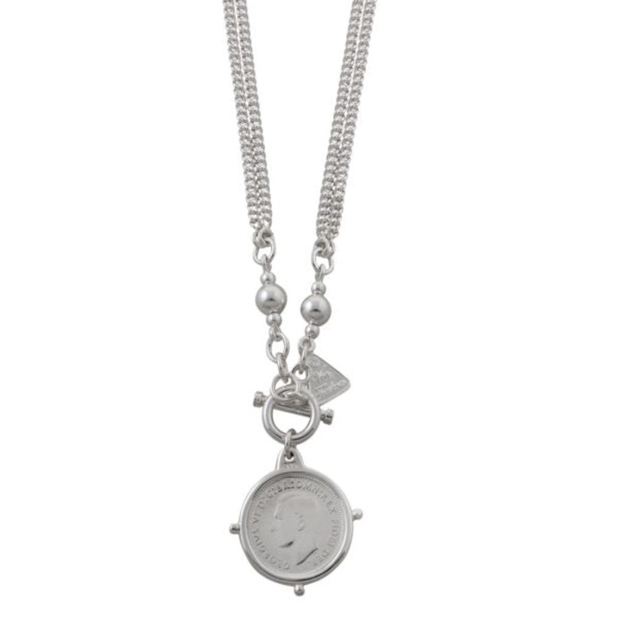 Jewellery VON TRESKOW | Double Curb Necklace With Sixpence