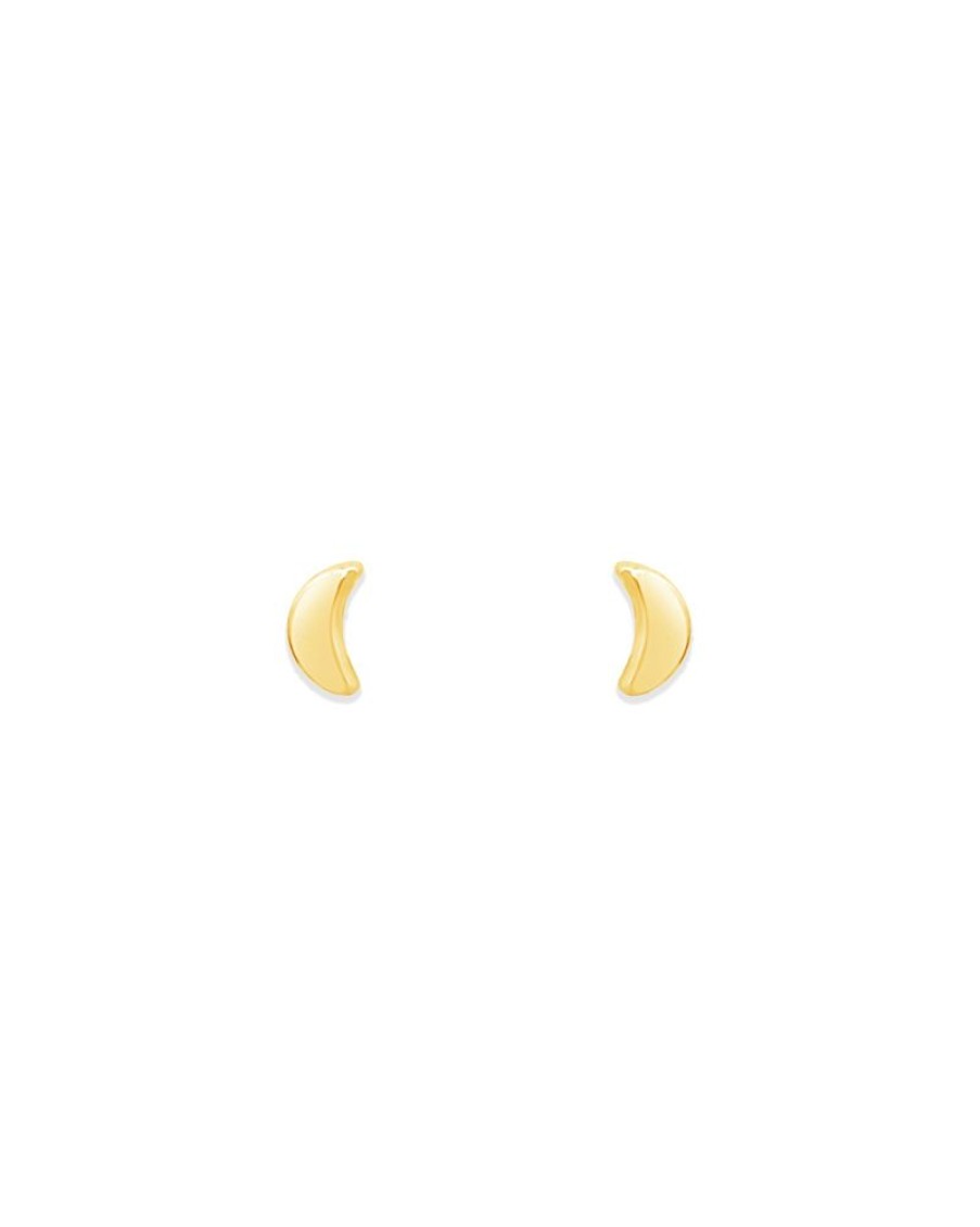 Jewellery ICHU JEWELLERY | Mini Moon Earrings, Gold