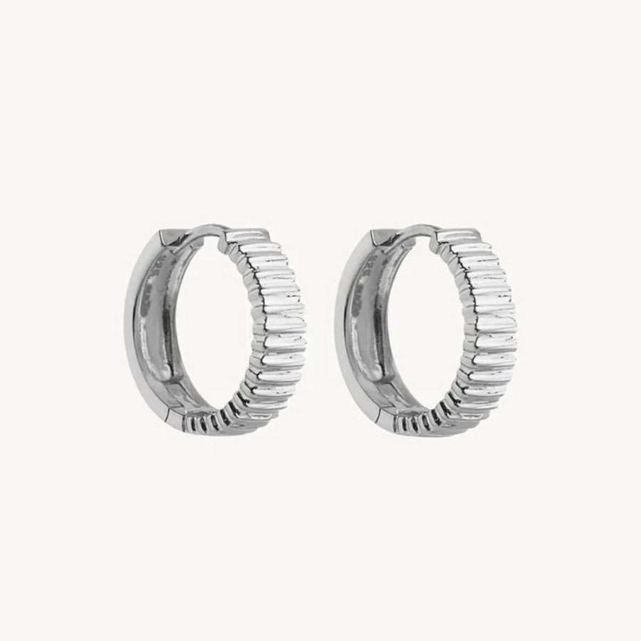 Jewellery NAJO | Raya Huggie Earring Silver