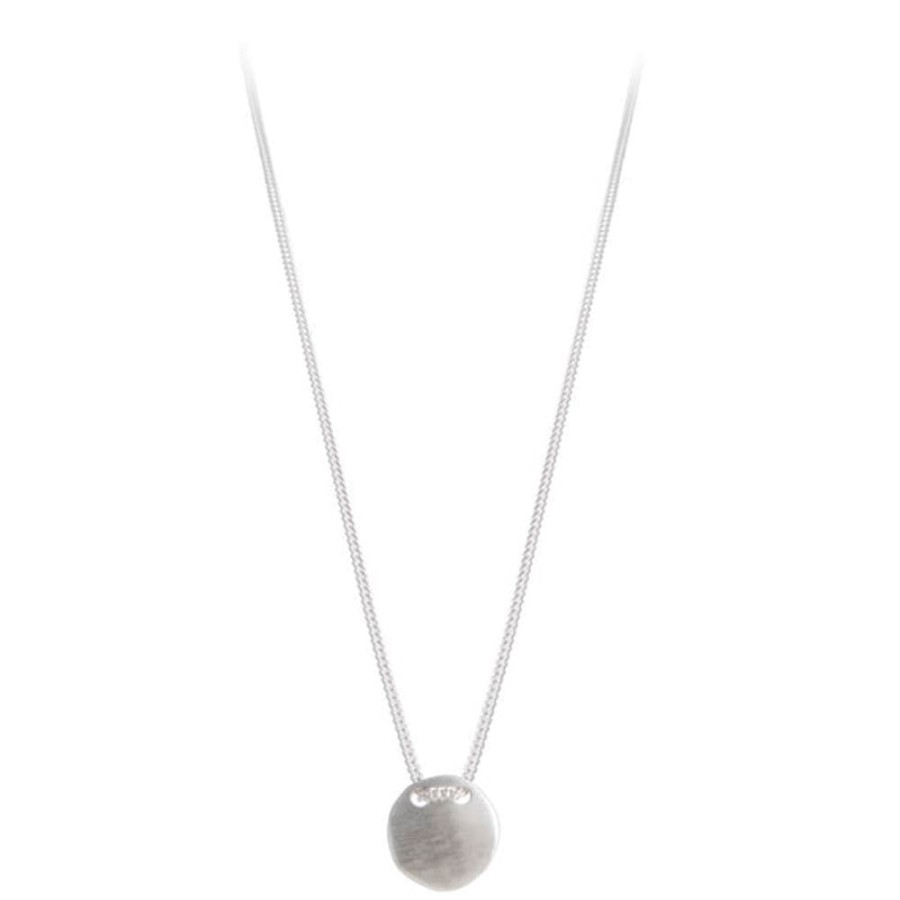 Jewellery FAIRLEY | Alexa Tag Necklace Silver