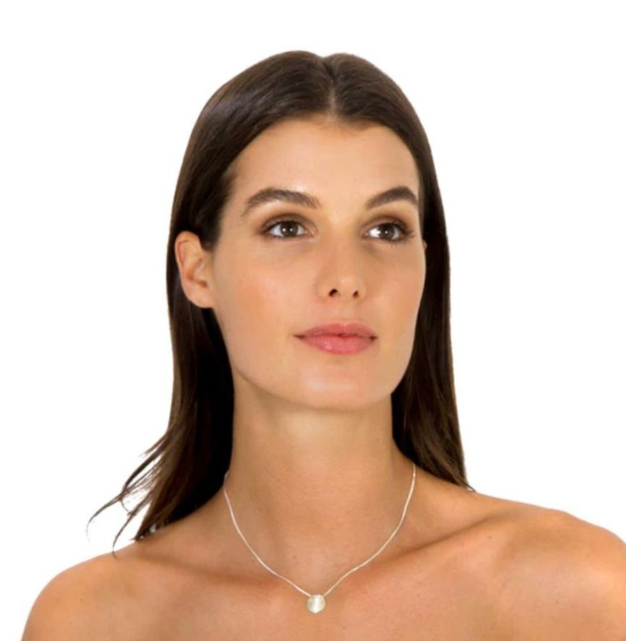 Jewellery FAIRLEY | Alexa Tag Necklace Silver