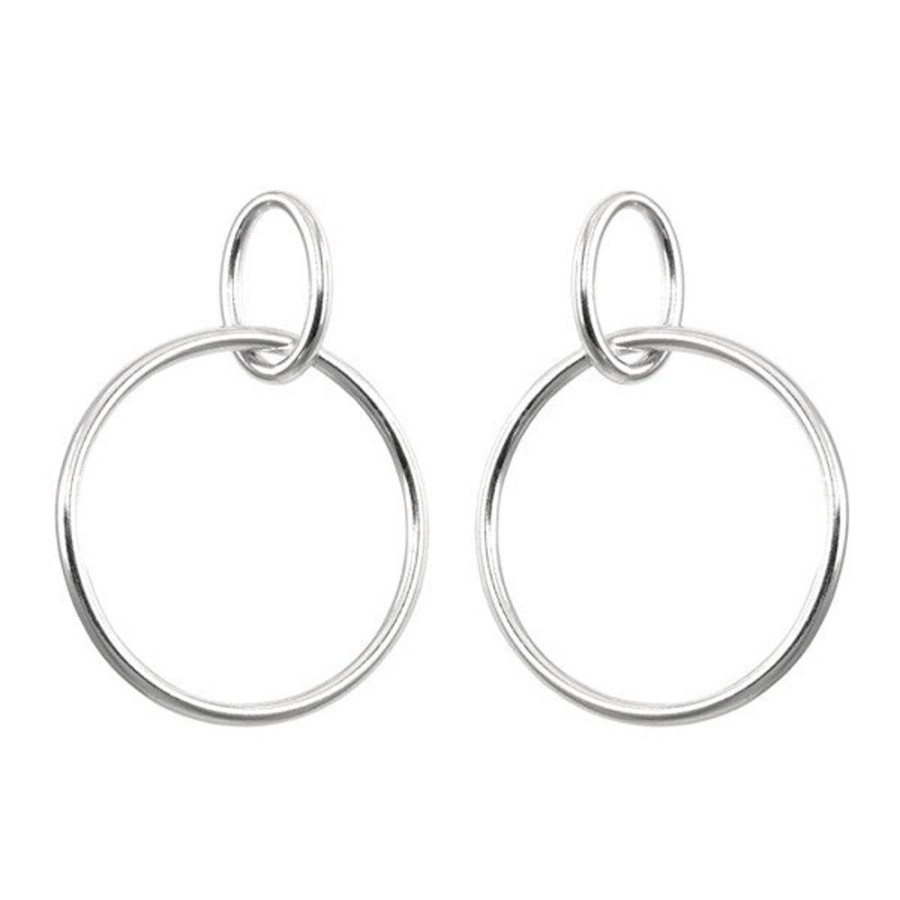 Jewellery ICHU JEWELLERY | Large Double Loop Hoops