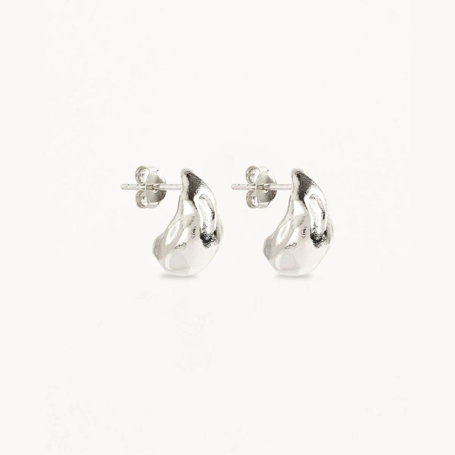 Jewellery BY CHARLOTTE | Wild Heart Small Earrings Silver