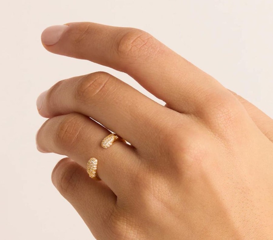 Jewellery BY CHARLOTTE | Connect Deeply Ring - Gold