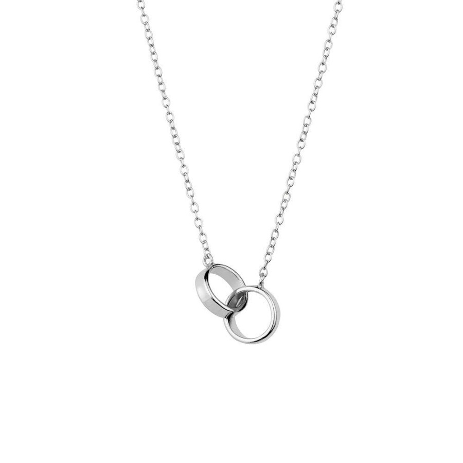 Jewellery Reflections Silver Jewellery | Entwining Circle Necklace