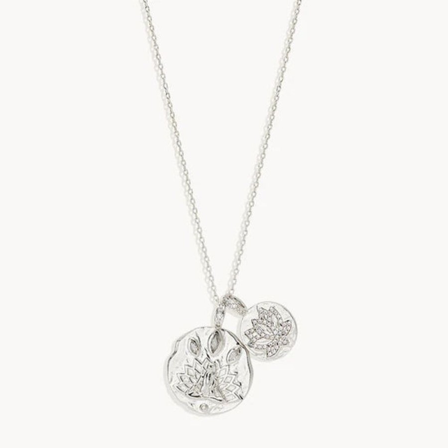 Jewellery BY CHARLOTTE | My Soul Is Peaceful Necklace - Silver