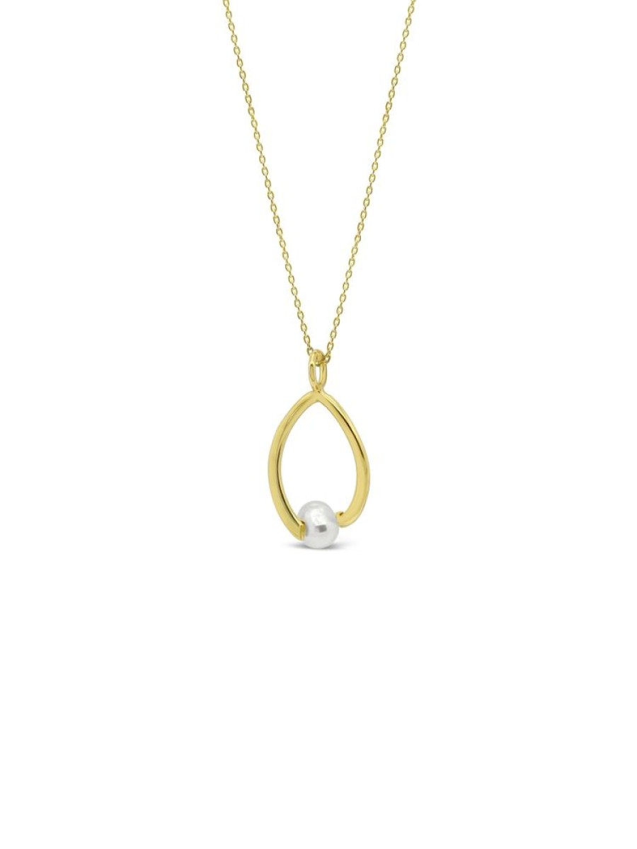 Jewellery ICHU JEWELLERY | Twisted Pearl Necklace, Gold