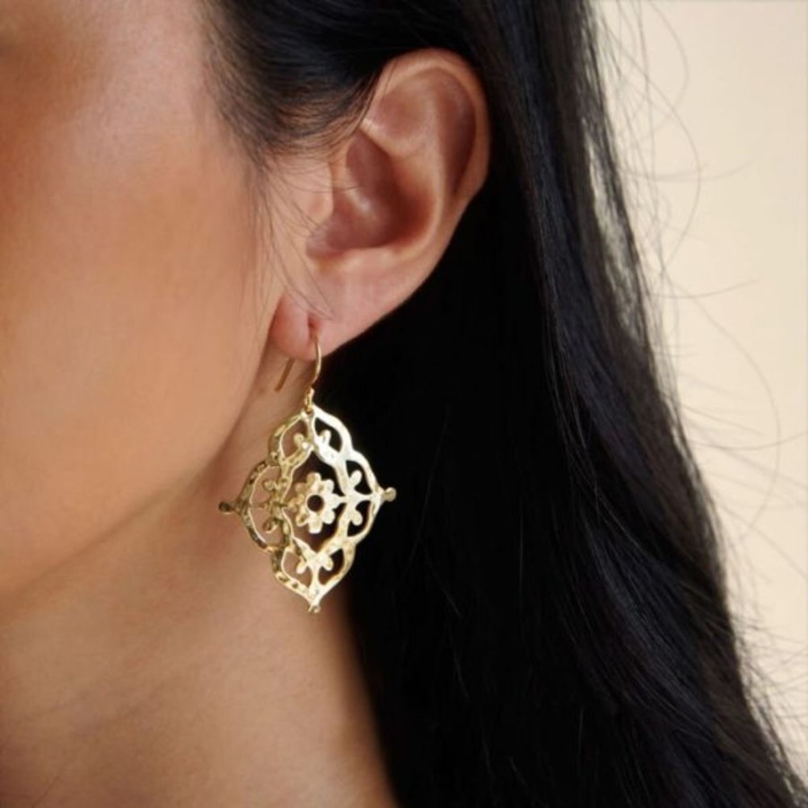 Jewellery MURKANI | Gypsy Earrings In 18 Kt Yellow Gold